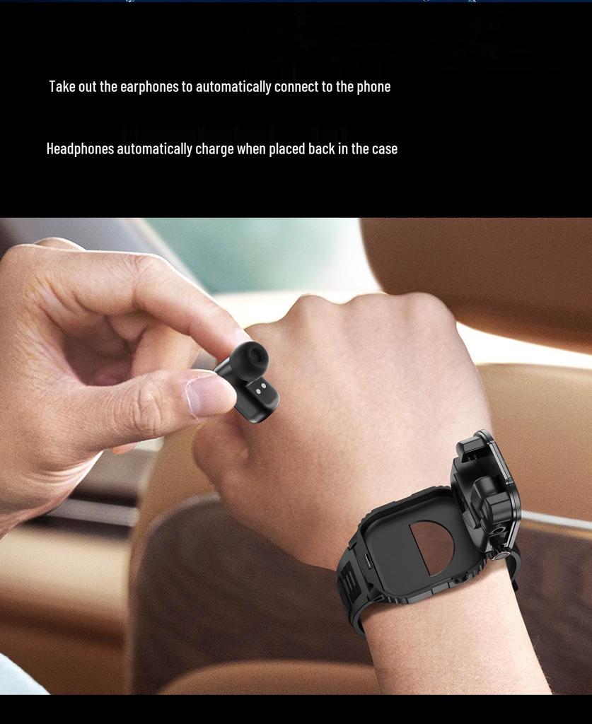 S8 Unisex Smart Sports Watch: Waterproof, Touchscreen, Bluetooth Calls, Blood Pressure & Heart Rate Monitor