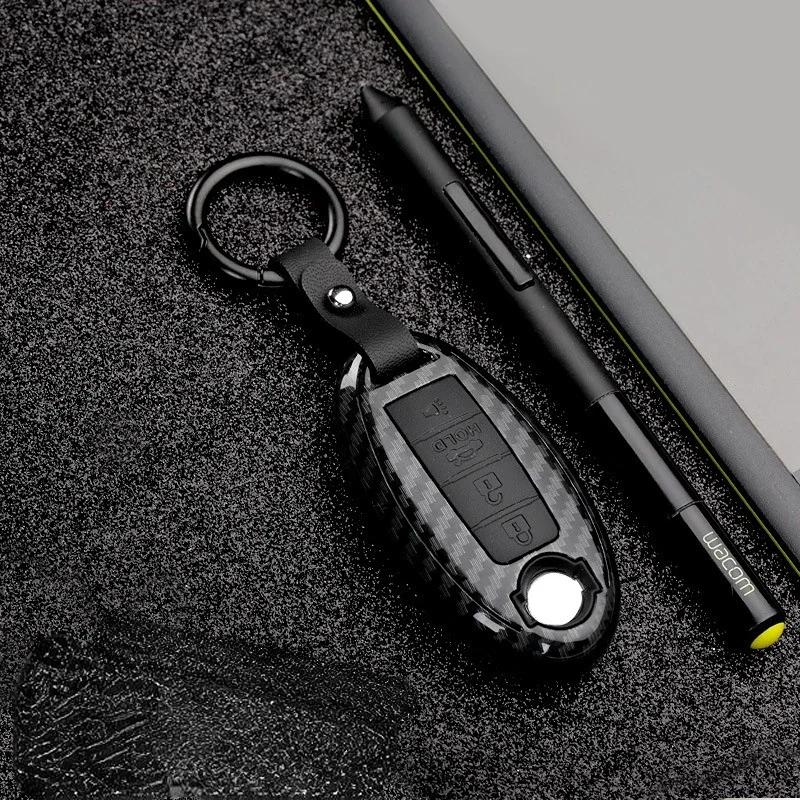 Auto-Fernschlüsseletui für Nissan Rogue XTrail T32 T31 Qashqai J11 J10 Kicks Tiida Pathfinder Murano Juke Versa Note Infiniti