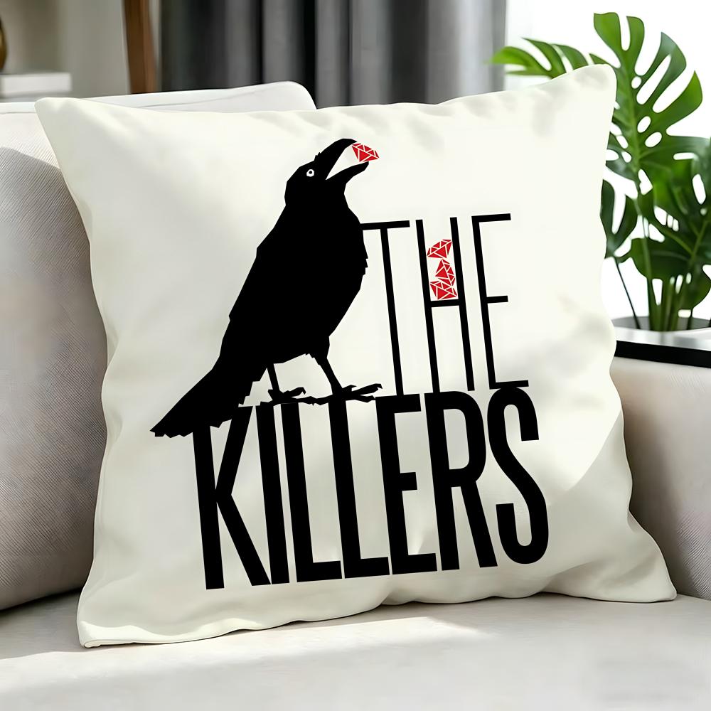 rock The Killers Cushion Cover Cushion Cover Set Pcs x x x Pillowcase Decorative Sofa Home Decor