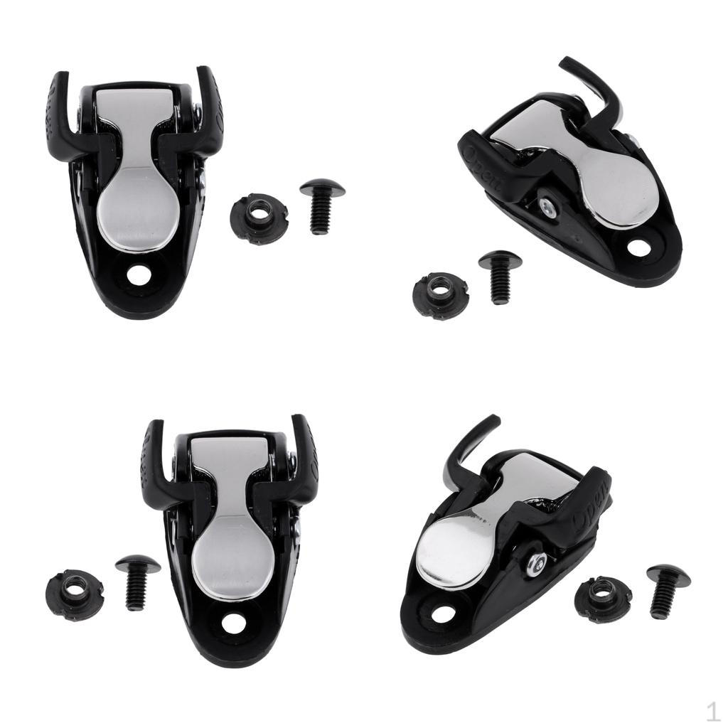 

4Pcs Inline Roller Skateing Replacement Spider Buckle Clasp with Screw Nut