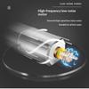 Electric Hair Clipper Set 4 Different Blades Hair Shaver Hair Trimmer Low Noise Usb Rechargeable Shaver Hair Cutting Tool