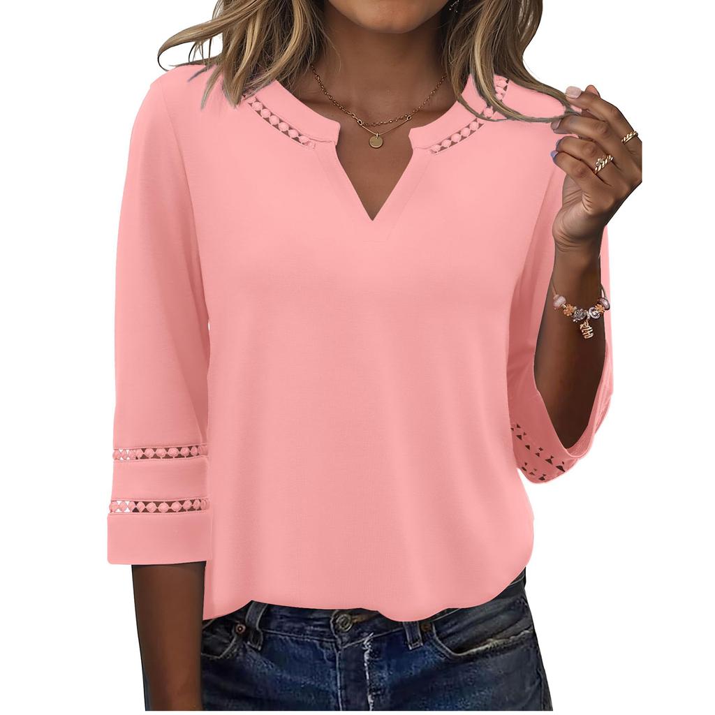 Damenbluse Modisches und lässiges T-Shirt-Top