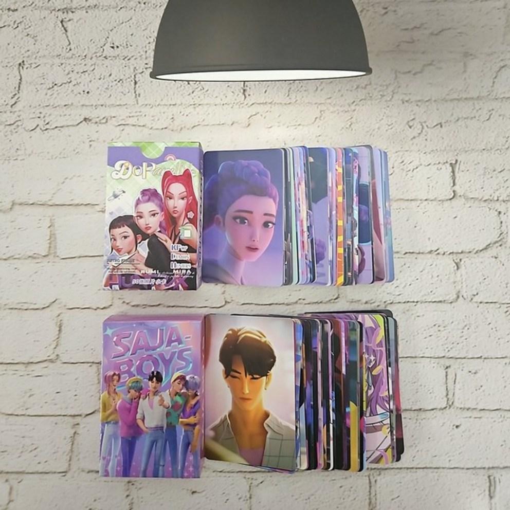 K-Pop Demon Hunters Photocard Hunttrix Lion Boys Duffy Photocard Album Photo Kadehun Goods, Option B. Lion Boys, 1 Pc