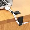 Strong Adhesive Adhesive Data Cable Storage Artifact Desktop Cable Organizer Computer Harness Hook  Loop Cable Tie Wire Holder