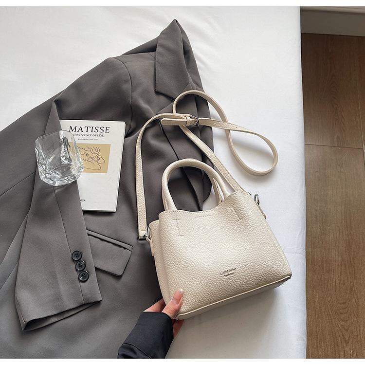 

Women s bag new fashionable versatile handbag bucket bag high-end bag summer women s oblique span shoulder bag