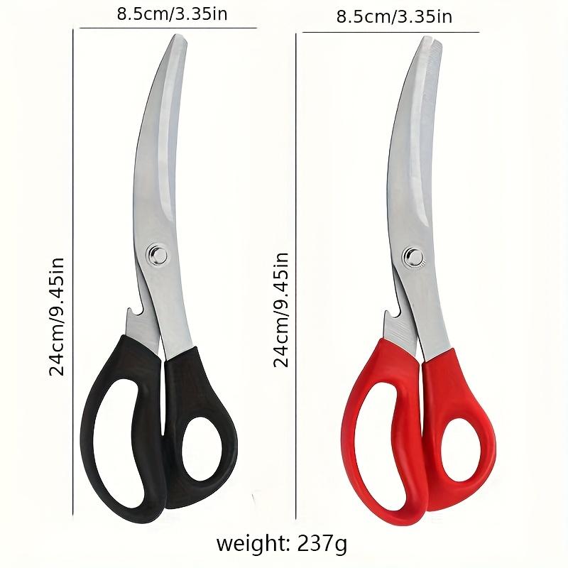 Stainless Steel Scissors and Barbecue Tongs for Outdoor Camping and Barbecuing - Great for Cutting, Grilling and Serving!
