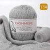 Alashan Cashmere Yarn: 6+6 Goat, Mink Blend, Medium-Thick Hand-Knitting Yarn for Scarves