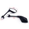 Mirrors For Kawasaki Ninja 650R 09-2013 Ninja 400R 10-2012 Z1000SX Ninja ER6F B
