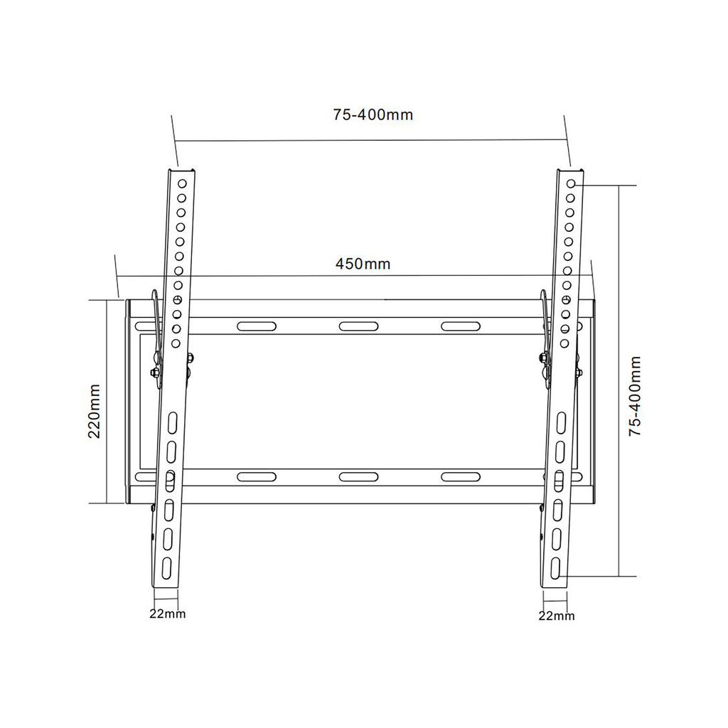 Cabletech UCH0154 TV Mount 26-55"