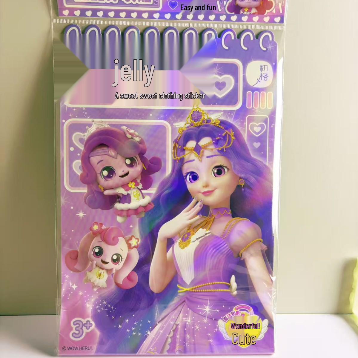 Wonderful 3D Magnetic Dress-Up Stickers Set for Girls Random Fantasy Princess Dress-up