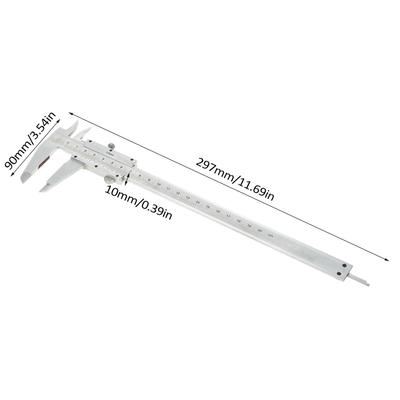 Pied à coulisse en acier au carbone Outil de mesure 0 8 pouce 0 200 mm 0,001 mm Pied à coulisse de haute précision Micromètre manuel