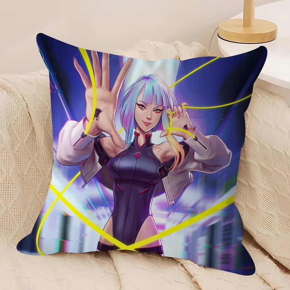 Cyberpunk Lucy Pillowcases Home Bedding Decorative Pillow Cover Wedding Super Soft Pillow Case