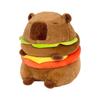 Plush Hamburger Capybara Capybara Figure Car Comfortable Bedroom Capybara Doll Soft for Girls Boys Children Kids Teens Adults