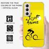 T-Tour De France Bicycle Phone Case For Samsung A16 A26 A36 A56 A17 A15 A25 A35 A55 A14 A24 A34 A54 A04S A05S Galaxy Note 20 10