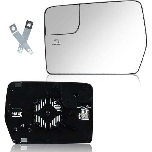 Driver Left Side Power Heated Mirror Glass For Ford F-150 2011 2012 2013 2014 - OEM Replacement For BL3Z-17K707-E Driver Side (Left)