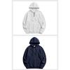 Men S Solid Color Waffle Hooded Half Zip Long Sleeve Pullover Sweatshirt