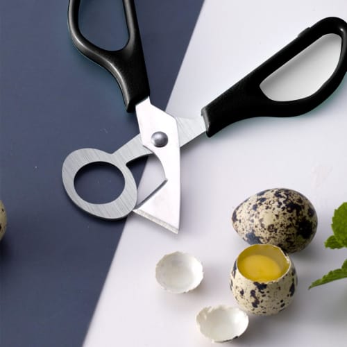 Quail Egg Scissors - Quail Egg Scissors - Stainless Steel Quail Egg Cutter | Quail Egg Cracker, Egg Shell Separator with Handle | Small Quail Egg Peel