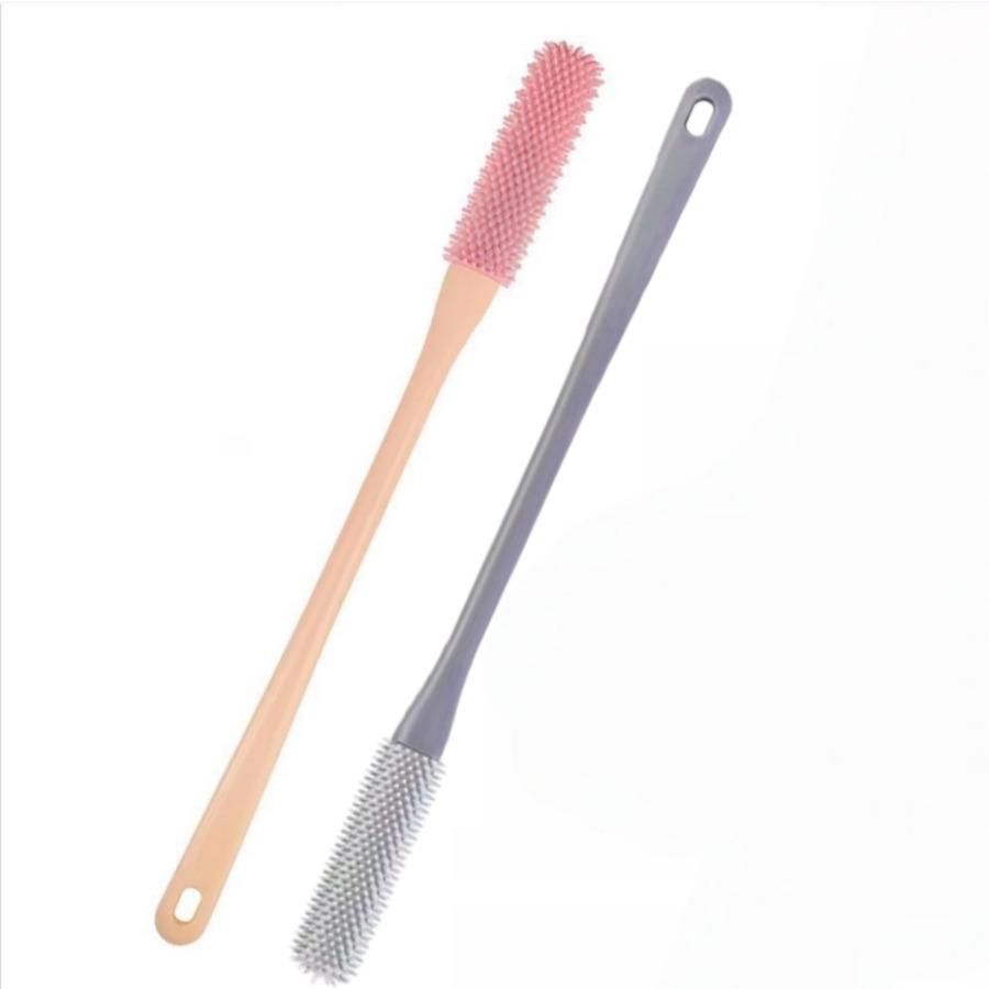 1/2pcs Long Toe Seam Scrubbing Brush Multifunctional Rubbing Foot Tool Soft Ash Wash Feet Remove Dead Skin Itching Exfoliating
