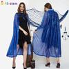 Halloween Christmas adult thin mesh cape colorful cape bronzing seaside sun protection cape shawl mesh
