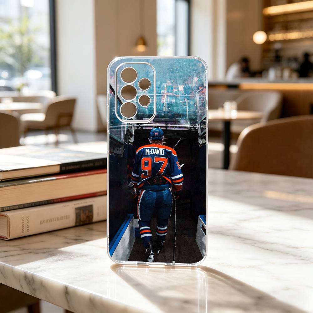 Connor McDavid Hockey Player  Phone Case For Samsung S25,S24,S21,S22,S23,S30,Ultra,S20,Plus,Fe Transparent Cover