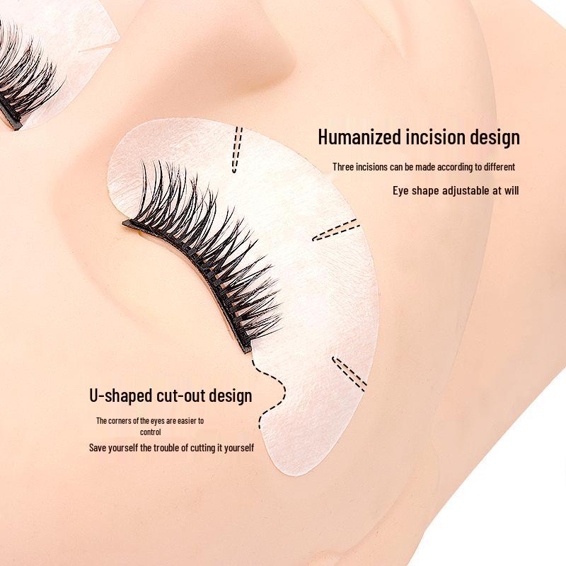 U-shaped Hydrogel Non-woven Eyelash Isolation Patches for Extensions