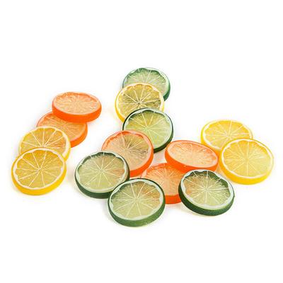 Decor Artificial Fruit Slice PVC Portable Fake Slice Simulation Lifelike