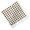 100PCS Fishing Lure Eyes DropShaped Fake Fish Eyes for Making Fishing Bait Gold 6MM