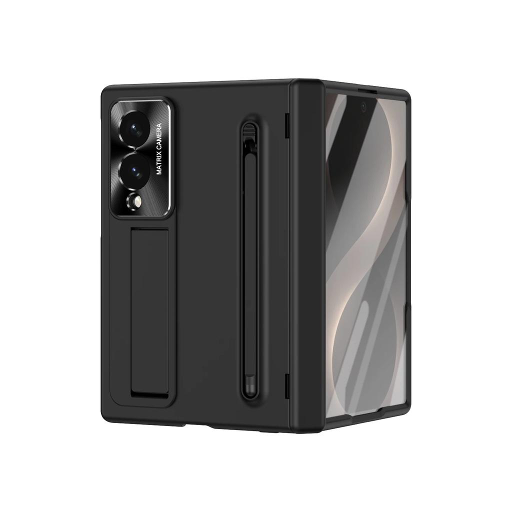 Per Samsung Galaxy Z Fold 8ultra Fold 8 custodia per telefono larga con supporto nascosto, alloggiamento integrato per penna, con pellicola ad alta definizione