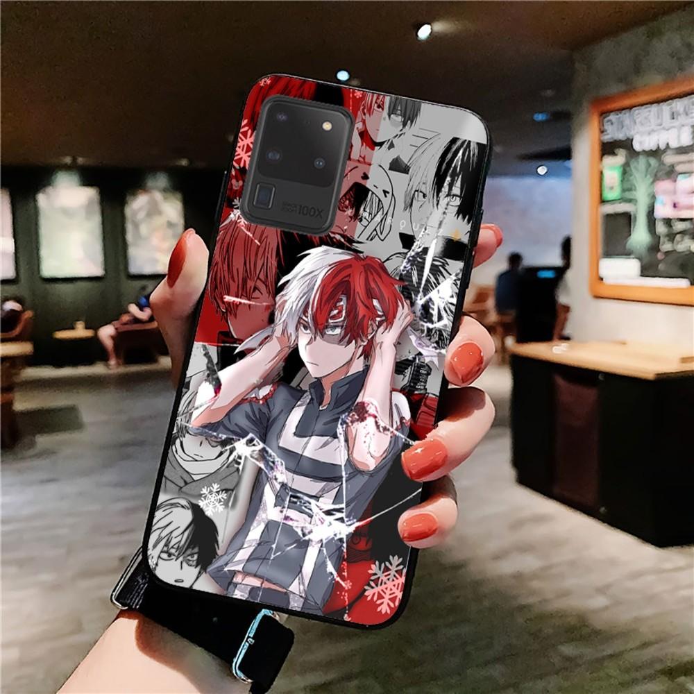 My Hero Academia Shoto Todoroki Handyhülle Für Samsung S 9 10 20 21 22 23 30 23 24 plus lite Ultra FE S10lite Fundas