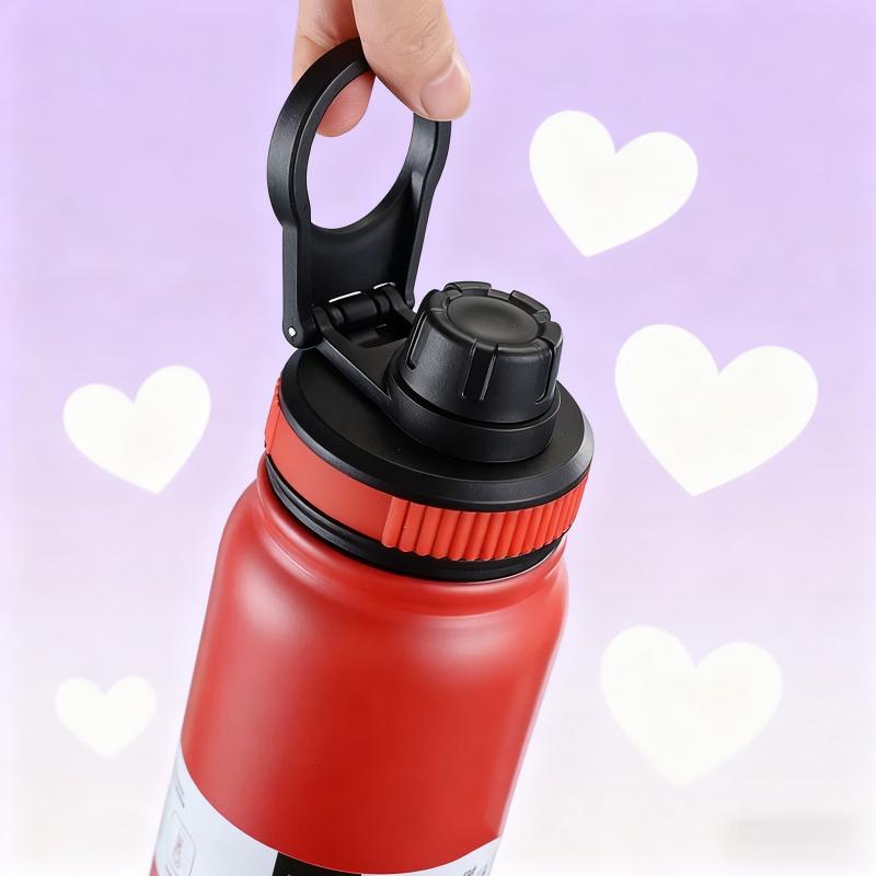 600/800ML Outdoor Thermos Kettle Water Bottle with Tea Filter Stainless Steel Travel Insulated Cup Leak-proof Sports Flask