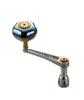 LIVRE 11194 Power 93 Shimano Right Size Compatible Titanium Plate Gold G Spinning Custom 8000~14000 + PW93-SR814-TIG [Large Reel, Handle]