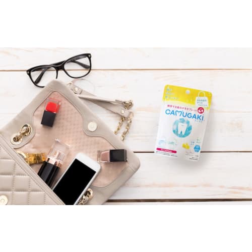 CAMUGAKI Toothpaste Tablets, 20 Tablets, Lemon Mint Powder