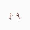 Simple  Fashionable and Luxurious Bow Earrings for Women  Japanese and Korean Style Five-pointed Star Earrings