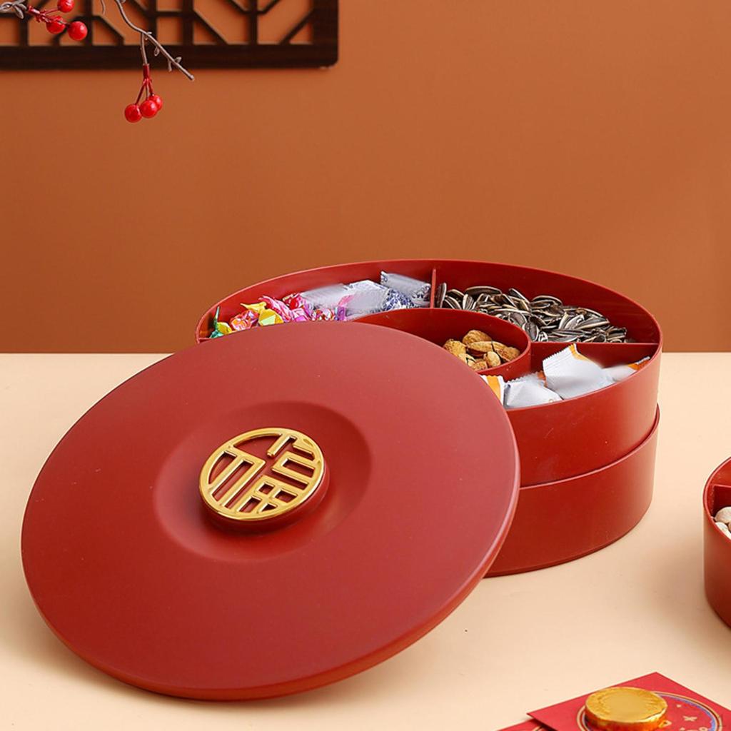 Geteiltes Serviertablett Snackle Vorspeisenservice Snackplatten Schüssel für Chinesen