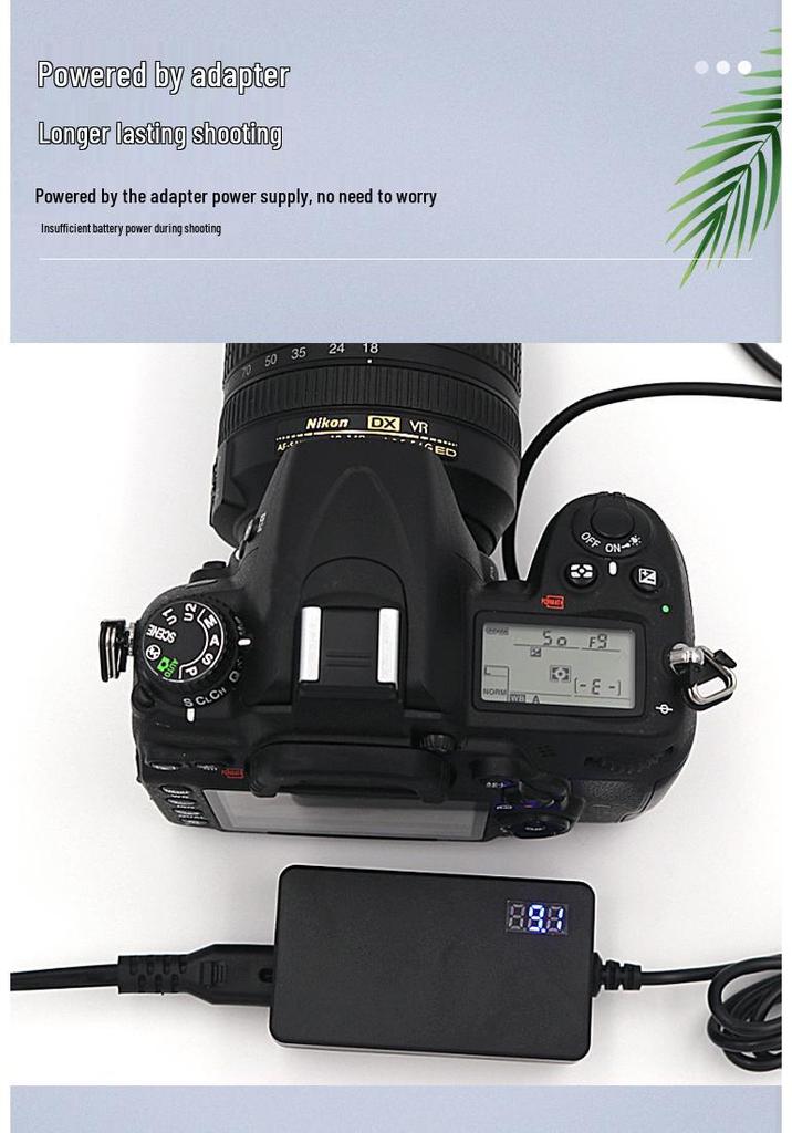 W235 Fake Battery External Power Supply for Fuji X-T4 and GFX 100S Cameras - Ideal for Live Streaming.