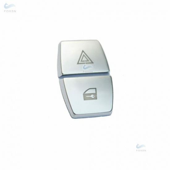 For BMW 5 / 6 / 7 Series F10 GT F07 Chrome Warning Light Switch Button Covers