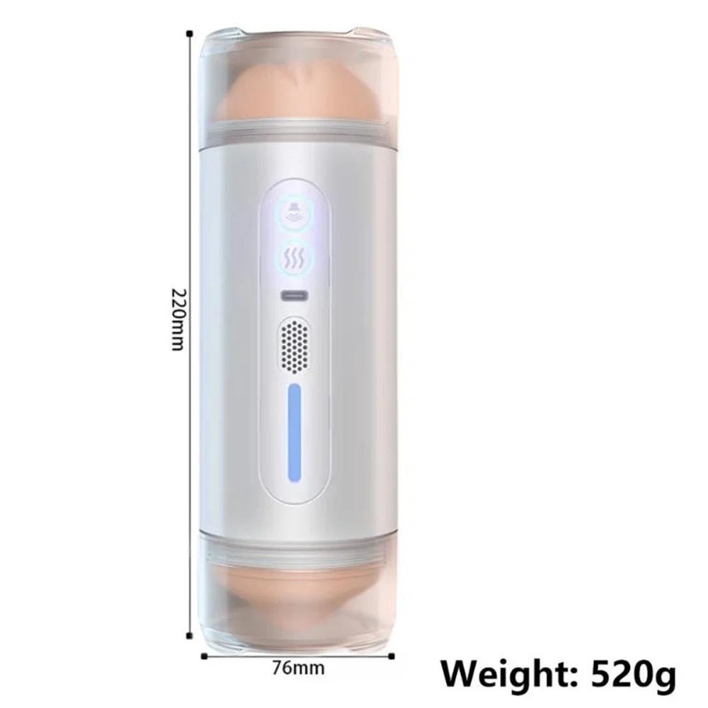 Automatischer Masturbator für Männer, Erotikspielzeug für Erwachsene, Pocket Pussy, Intelligenter sprachgesteuerter Stroker, Vaginale Penetration, Männlicher Sex