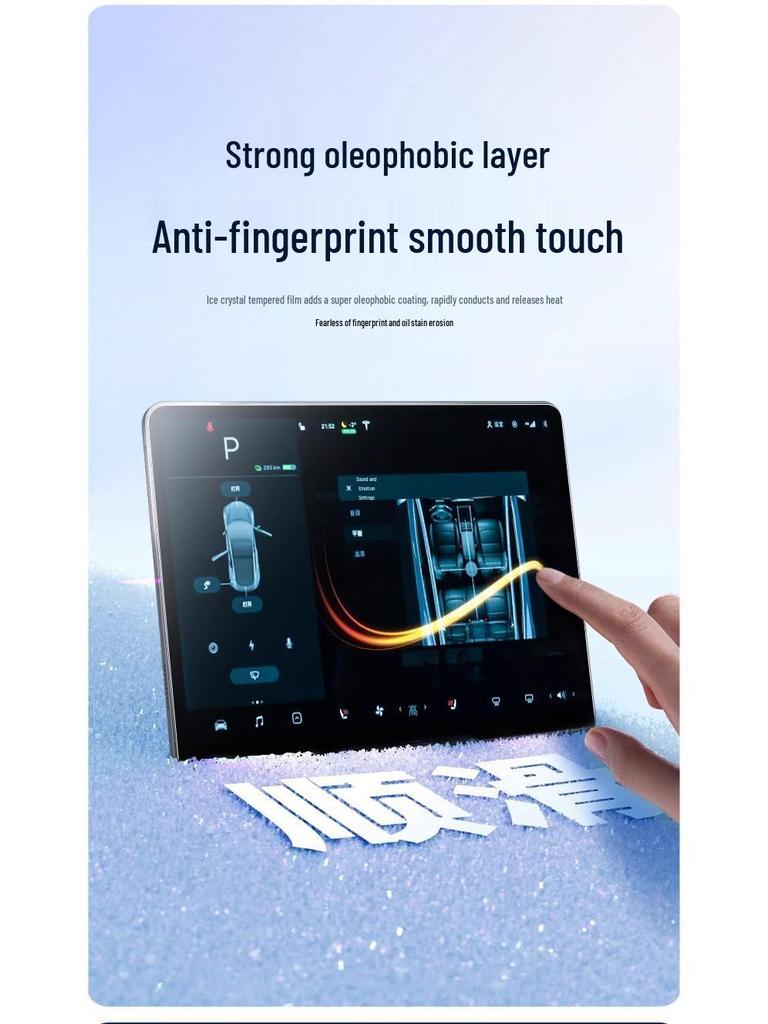 Geely Galaxy Starship 7EMi 25-26 Central Screen Tempered Film: Navigation & Interior Protection.