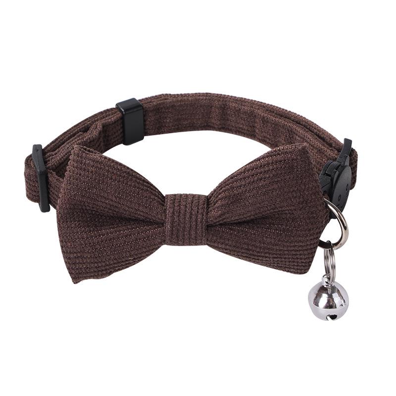 Pet Safety Bowknot Collar with Bell and Anti-Choke Buckle for Cats and Puppies