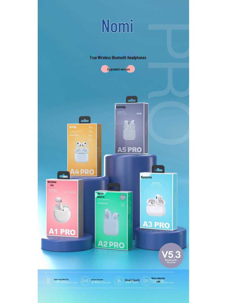 Second Gen Bluetooth 5.3 Noise-Cancelling TWS Earphones with Exquisite Packaging