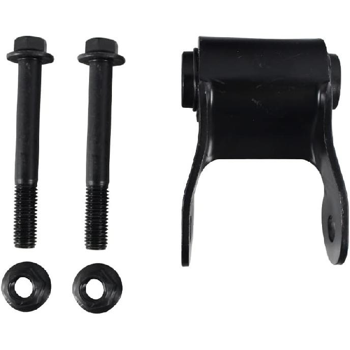 2PCS 722-059 Rear Rearward Leaf Spring Suspension Shackle Kit Compatible with 1998-2003 Dodge Durango Models Truck LH+RH Driver Side/Passenger Side