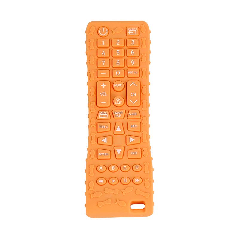 Silicone Teether Remote Control Toy for Babies 6+ Months