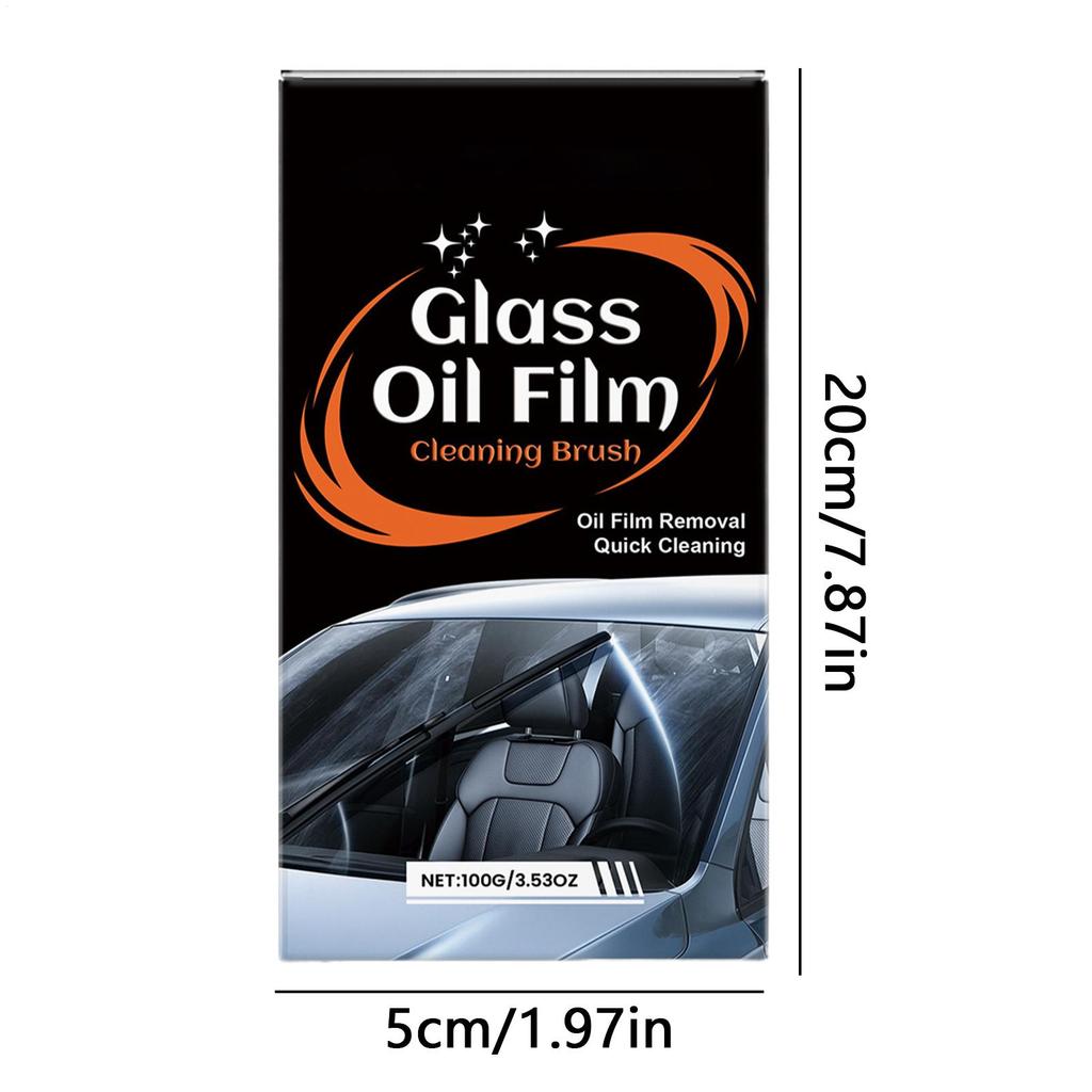 Car Windshield Oil Film Removal Rain Repellent Cleaning Brush Handheld Car Glass Antirain Coating for Car Oil Film Remover