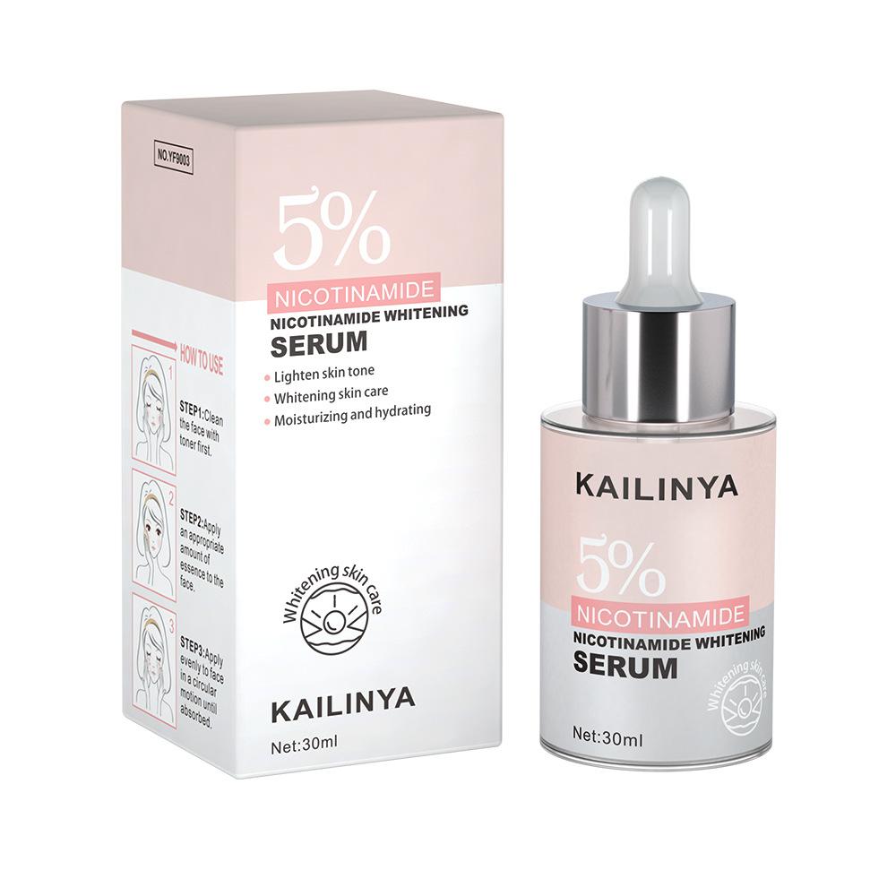 Увлажняющая Ниацинамидная Эссенция для Лица Освежающая Осветляющая Антивозрастная Укрепляющая Эссенция