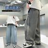 Boys' summer pants 2026 new item, mid size children's summer boys' leg binding children's thin wide leg workwear, mosquito proof pants