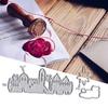 People Castle Metal Cutting Die DIY Scrapbook Album Paper Cards Embossing