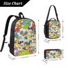 Rugrates Chuckie Finster Anime Kids Backpack Lunch Box Pencil Boxes for Boys Girls Kindergarten Backpacks Schoolbag Bookbag Set