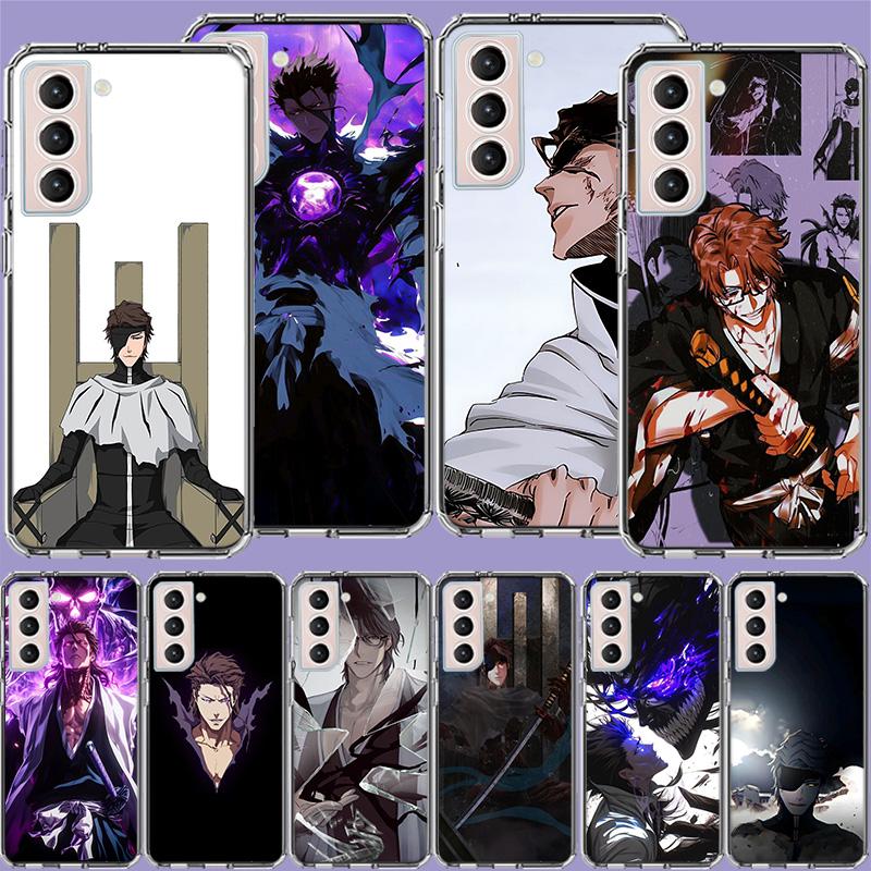 Bleach Aizen Sousuke Clear Phone Cases for Samsung S26 Ultra Galaxy S25 Edge S24 S23 FE S21 Plus S20 S22 S10 Cover Patterned Com