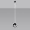 Lampa Wisząca Tulos 1 E27 Czarny Sollux Sl.1087