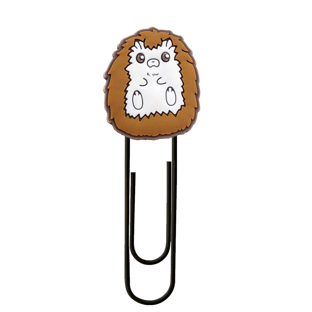 Small Animal Cartoon PVC Paper Clip Bookmark Spinner - Cute DIY Office Decoration